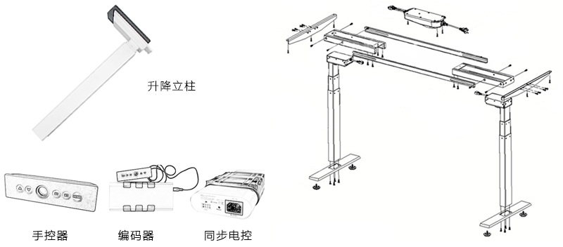 辦公桌升降機(jī)構(gòu)